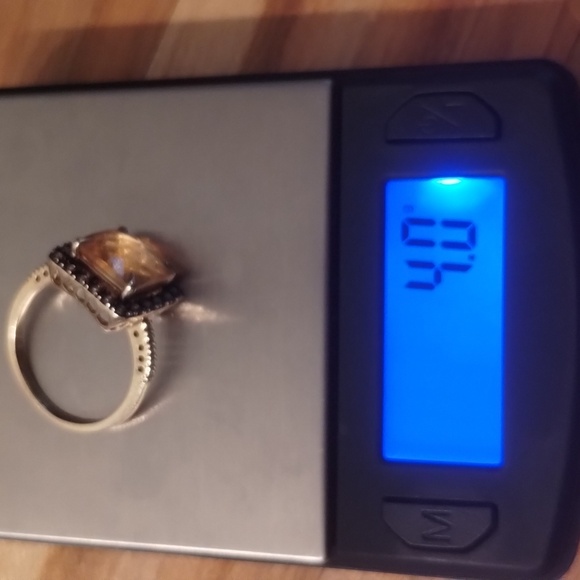 14k Citrine Diamond ring - Picture 3 of 10